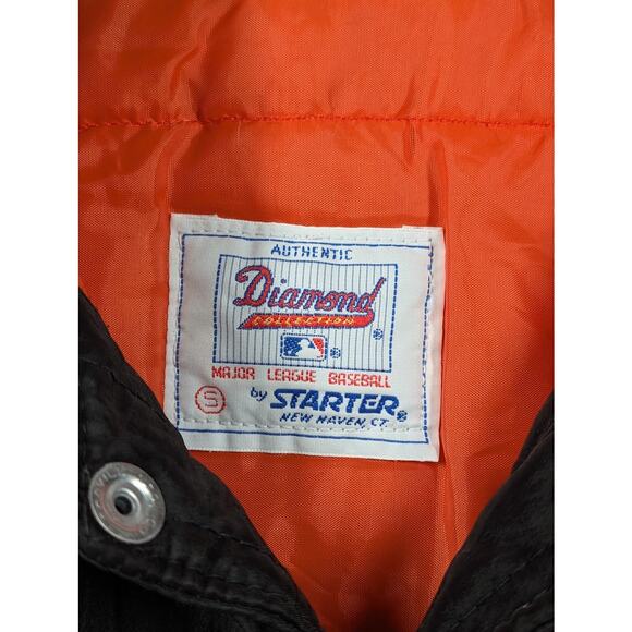 Starter Diamond Collection San Francisco Giants Black Orange Vintage Size SMALL - Picture 2 of 10